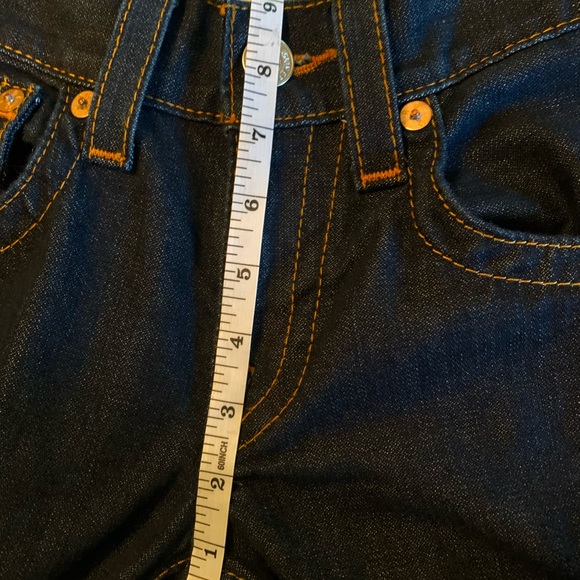 True Religion Jeans World Tour straight 27 dark blue denim Ankle 28x28 NEW - Picture 7 of 12